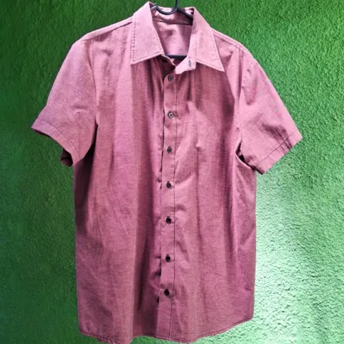 camisa vinho vangard masculina - m