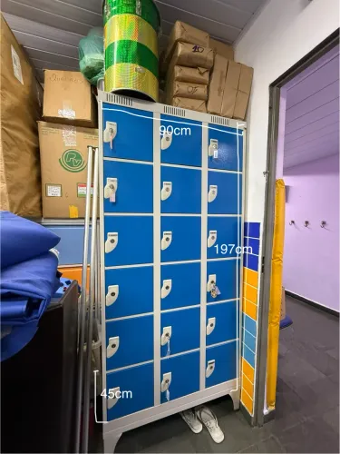 Armário Locker de Aço 18 Portas Nilko