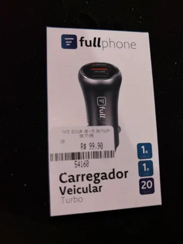 Carregador veicular original lacrado