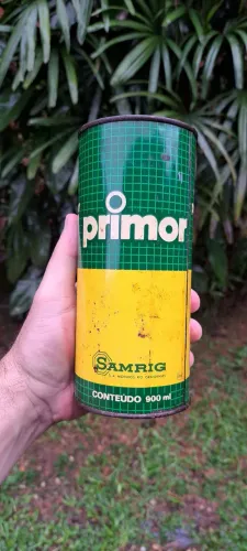 Antiguidades / rara lata de óleo Primor Lacrada / Coleção