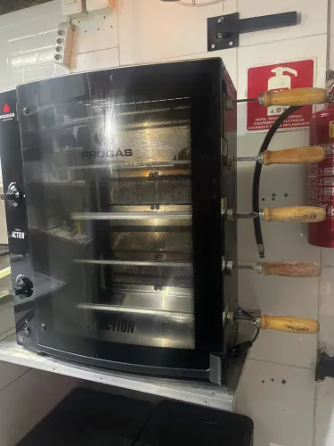 Forno rotativo portátil