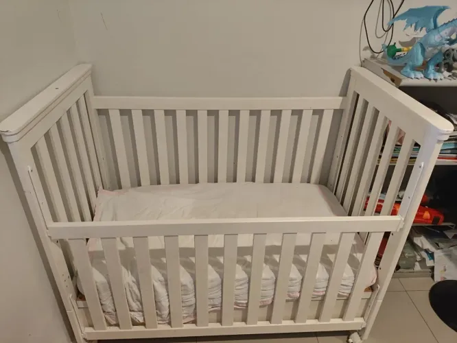Berço vira cama