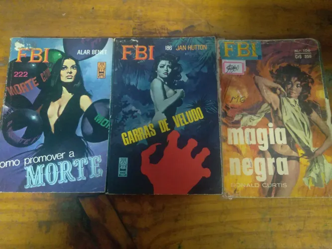 LIVRO DE BOLSO FBI LOTE