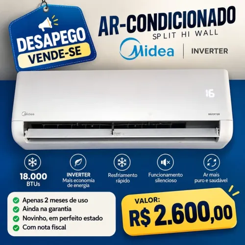 Ar condicionado 18 mil Btus Inverter