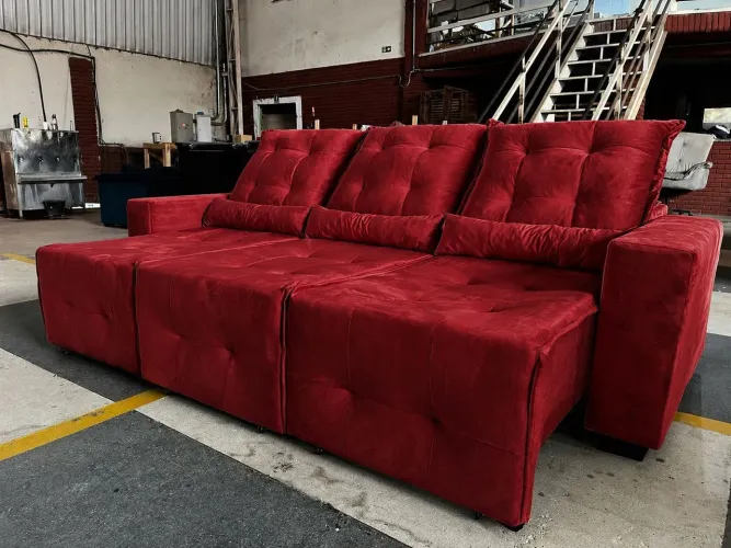 Sofá Reclinável Lançamento 2.50 modelo Titã