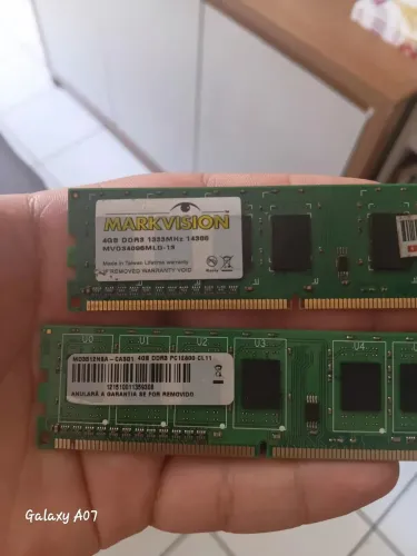 Memória ram ddr3 8gb