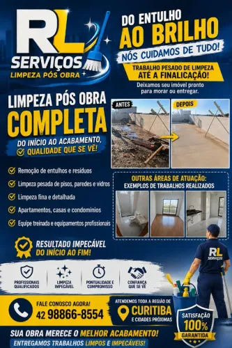 Contrate agora ou peça orçamento Serviços de Limpeza