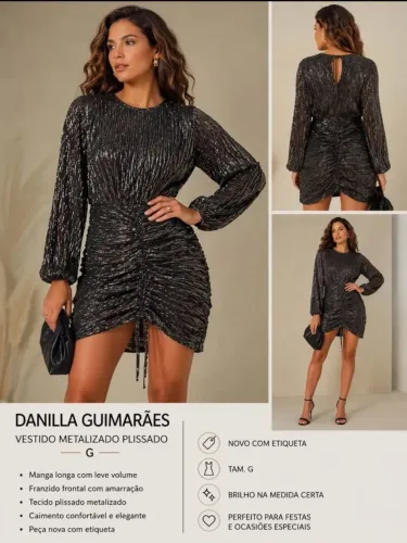 Vestido Danila Guimarães festa (novo)