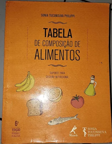 Livro de Nutrição, Tabela De Composição De Alimentos Atualizado