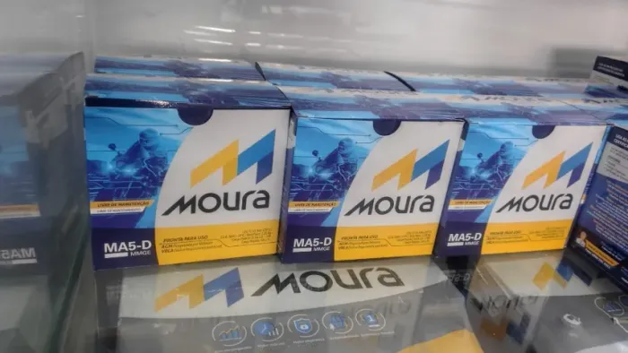 Bateria Moto Moura 5 Amperes - 1 Ano de Garantia -Baterias Novas Lacrdas