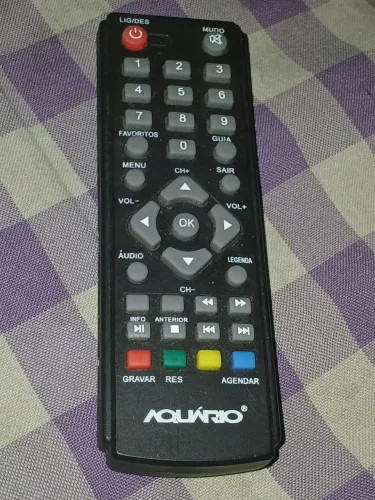 Controle Remoto Aquario para Conversor Digital - Testado e Funcionando