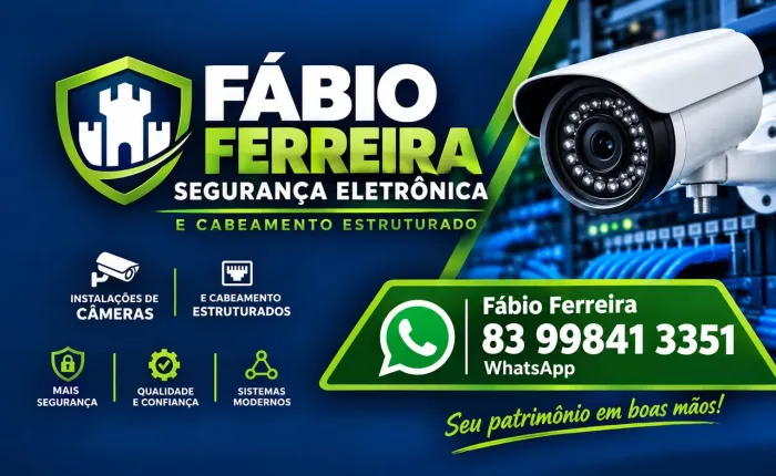 Instalação manutenção e venda de sistemas de segurança eletrônica