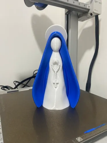 Escultura nossa senhora em impressão 3d