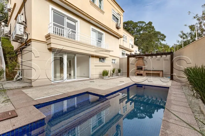 Residencial das Acácias, casa alto padrão disponível para venda com 568m², 4 suítes e 4 va