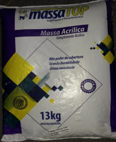 Massa corrida Acrílica 13 Kg- R$52,00 Cartão / R$45,00 Dinheiro - retirada na loja 