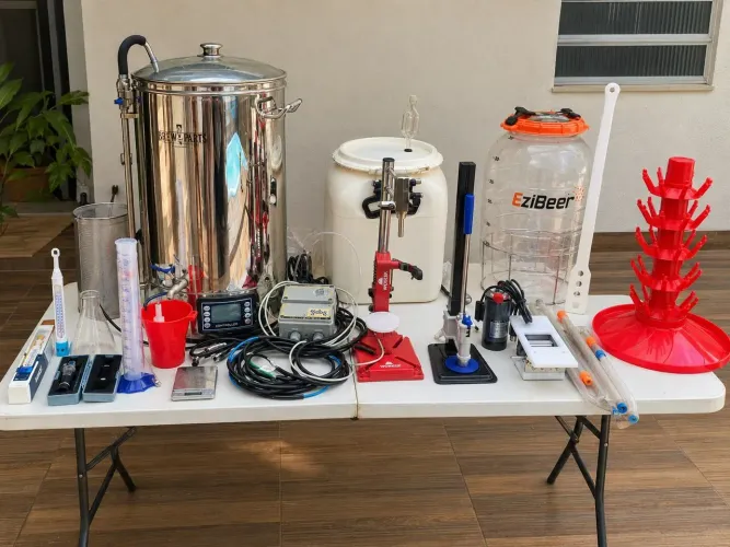 ?Kit completo de fabricação cerveja artesanal 