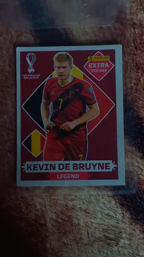 Figurinha da copa do mundo de 2022(FIGURINHA DE KEVIN DE BRUYNE)