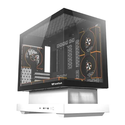 Gabinete Gamer Aigo DarkFlash Floatron F1 ARGB Full Tower, Perfeito com fans