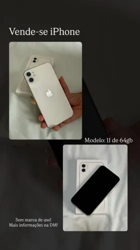 Iphone 11 64gb Excelente Oportunidade sem marca de uso