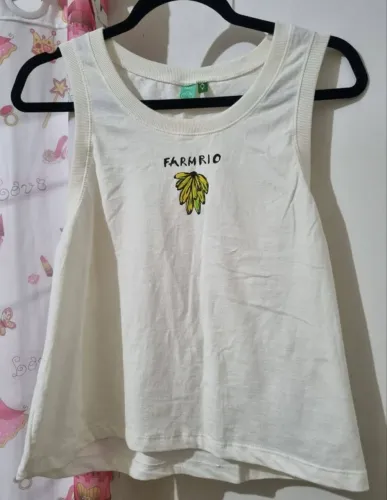 Blusa Farm Rio Banana ORIGINAL | Off-white