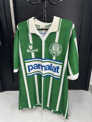 Camisa Original Palmeiras Rhumell Parmalat 1993 Nº 10 Campeão Paulista