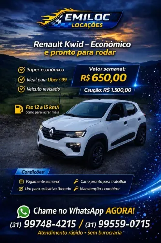 Renault Kwid Zen 1.0 Flex 12V 5P Mec. 2024