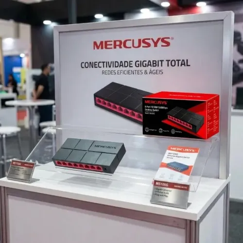 Switch 8 Portas Gigalan (10/100/1000) - Mercusys - MS108G