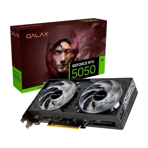 Placa de Vídeo GALAX NVIDIA GeForce RTX 5050 1-Click OC, 8GB, GDDR6(NF E GARANTIA 3 ANOS)