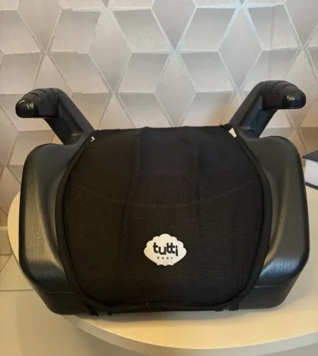 Assento Infantil Criança Cadeirinha Banco Carro Preto Tutti - Tutti Baby