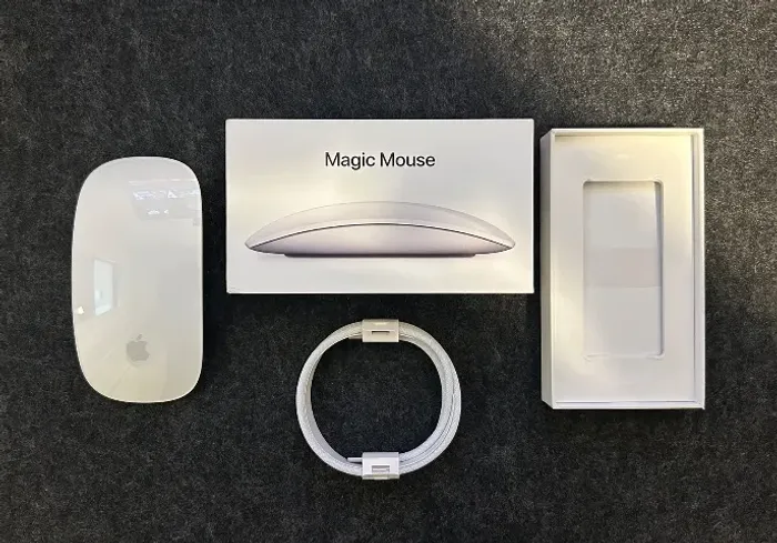 Magic Mouse (USB?C) - Superfície Multi-Touch branca - Seminovo