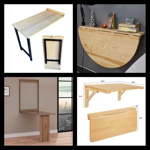 Mesa dobrável de parede