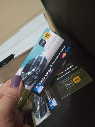 Cartão de visita Papel Couchê