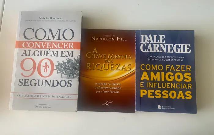 Combo 3 livros usados