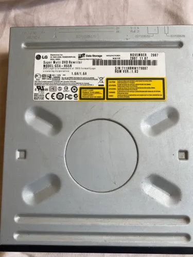 Gravador Leitor DVD/CD Interno PC Antigo LG GSA-H55N IDE