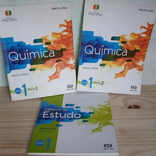 Coleção Completa Química - Martha Reis (Volume 1) - Projeto Múltiplo - Entrega Todo Brasil