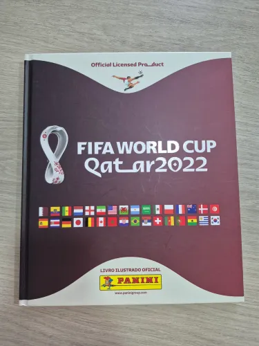 Álbum capa dura copa do mundo Qatar 2022 completo