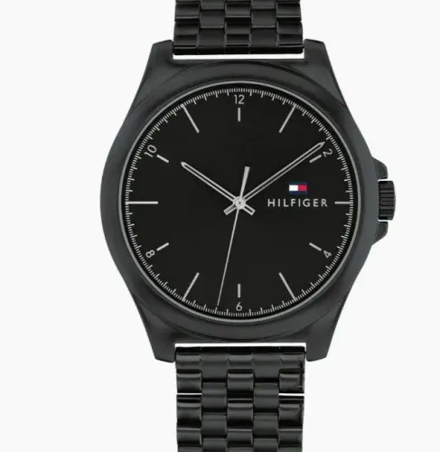 Relógio Tommy Hilfiger Original Masculino Aço Preto