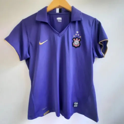 Camisa Corinthians Feminina Roxa Nike 2009 Original