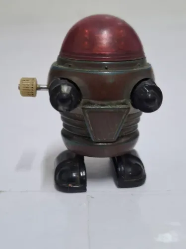 Mini Robô a Corda Tomy ano 1977 Funcionando