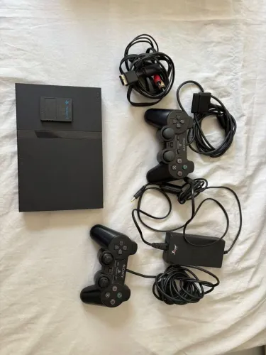 PlayStation 2 slim descloqueado e jogos