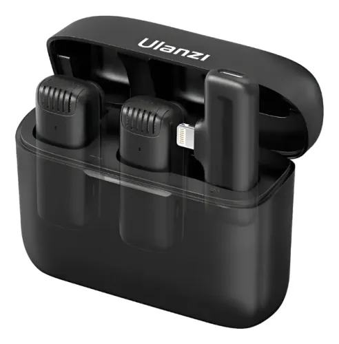 Microfone de lapela sem fio J12 para Iphone Lightning <14