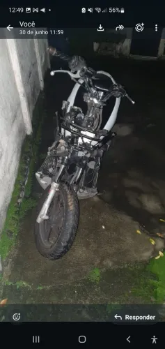 Moto sereni nha motor não faz barulho comprei assim e não quero consertar três mil de docu