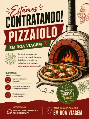 Vaga  Pizzaiolo - Boa Viagem