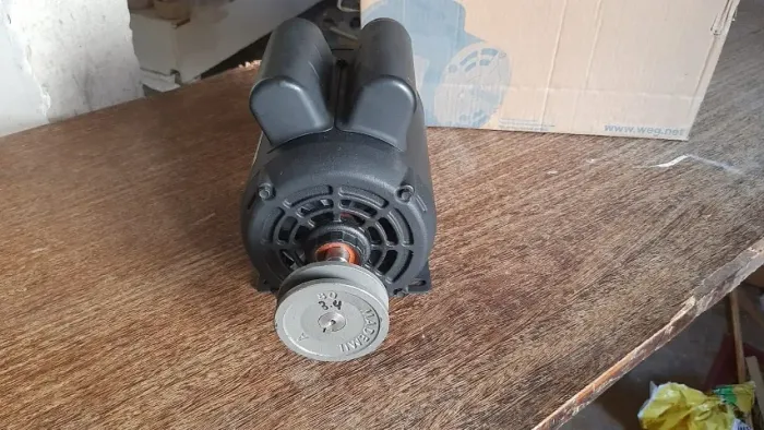 MOTOR MONOFÁSICO WEG 1.5CV ALTA ROTAÇÃO 3.620 RPM NOVO