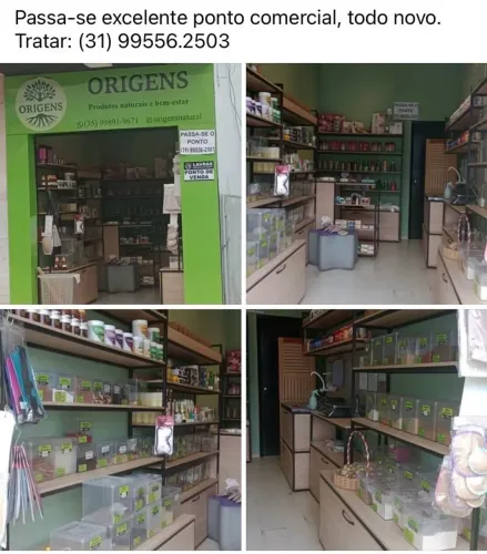 Vendo Loja de Produtos Naturais