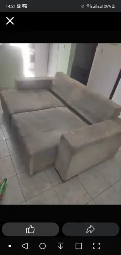 Sofá 3 lugares em bom estado