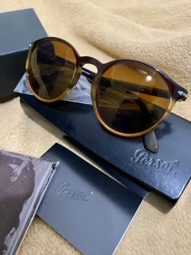 Óculos de sol persol 3171-s marrom