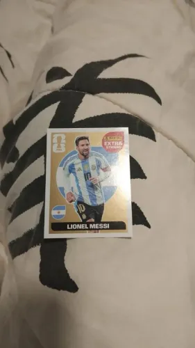 Figura Extra Messi Gold Dourada Álbum da copa Panini 2026