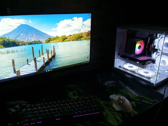 PC Gamer Xeon RTX 2070 8GB + Monitor 100Hz + Setup Completo