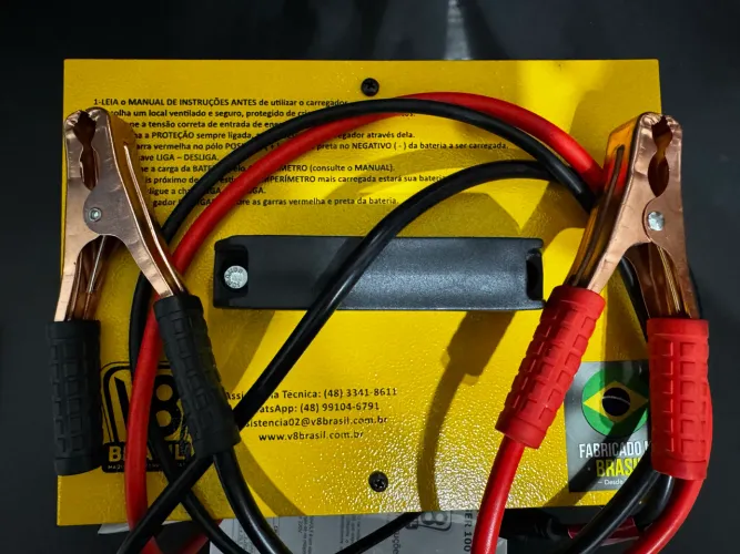 Carregador de Bateria Automotiva V8 Brasil Charger 100